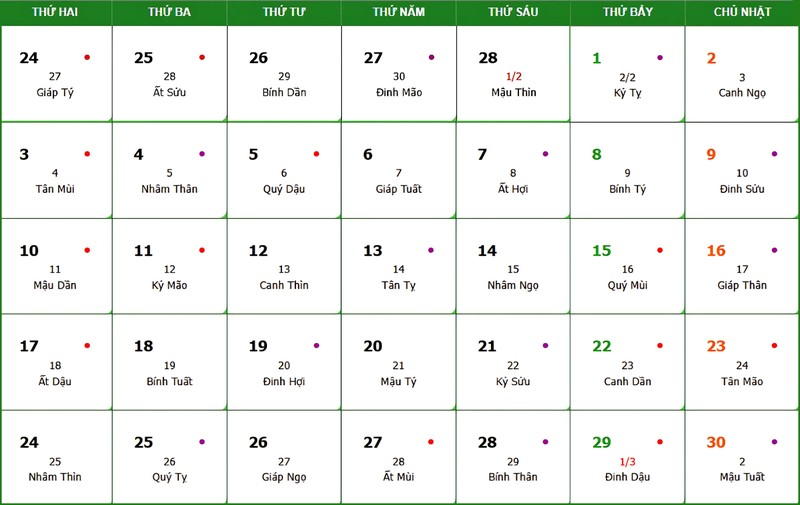 4. Tư vấn cho các gia đình sinh con trong tháng 2/2025