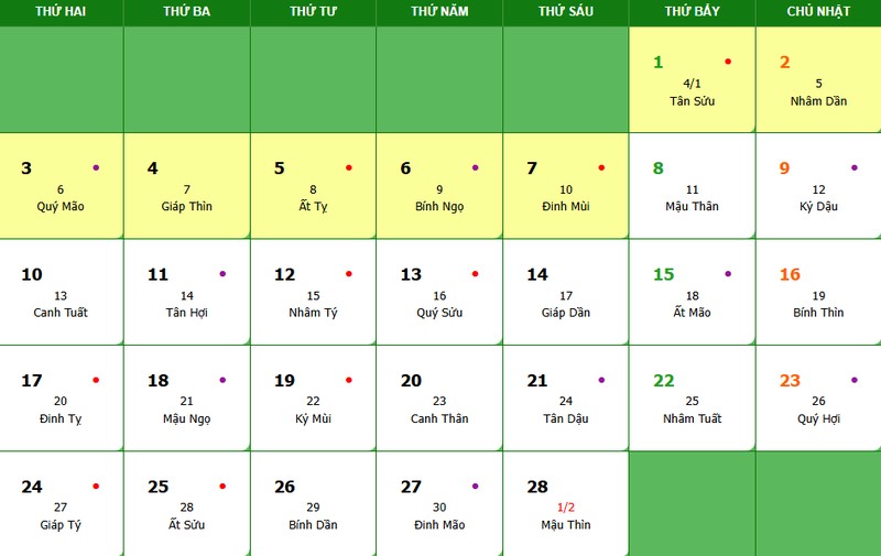 Ngày Tốt Tháng 2 Âm Năm 2025: Lịch Ngày Tốt Để Mừng Tết, Khai Trương, Cưới Hỏi