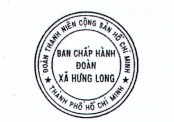 Mẫu con dấu của Đoàn Thanh niên Cộng sản Hồ Chí Minh cấp xã