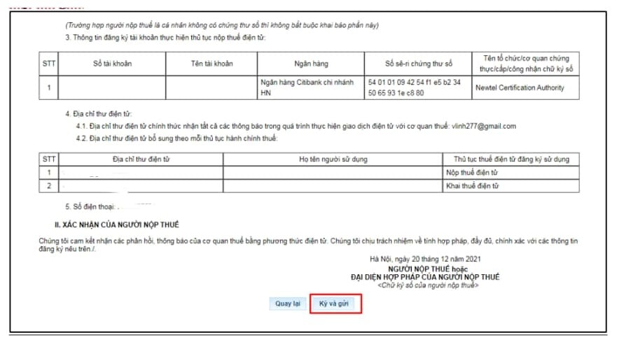 Hệ thống Thuế điện tử (eTax)