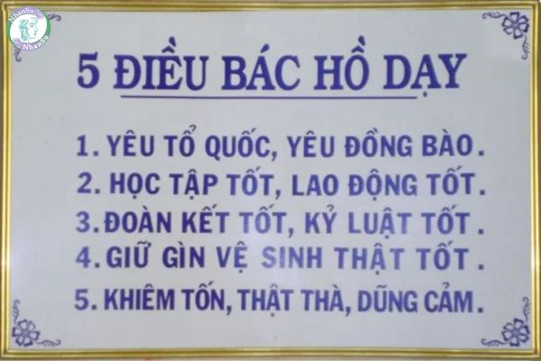 05 Điều Bác Hồ dạy thiếu niên, nhi đồng?