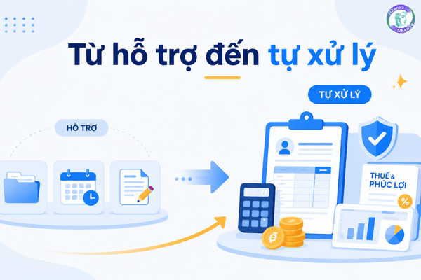 Lương C&B tăng khi chuyển từ hỗ trợ sang tự xử lý độc lập.