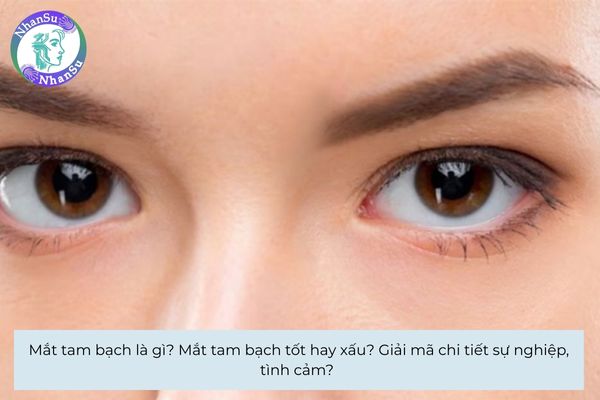 Mắt tam bạch là gì? Mắt tam bạch tốt hay xấu? Giải mã chi tiết sự nghiệp, tình cảm? 