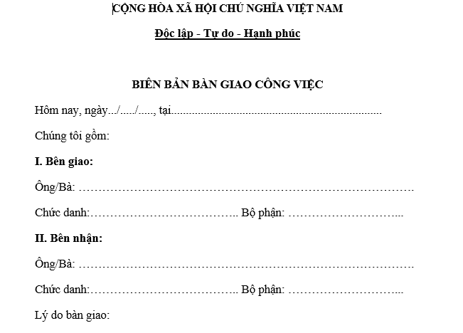 Người lao động nghỉ việc mà không bàn giao công việc thì có vi phạm pháp luật không?