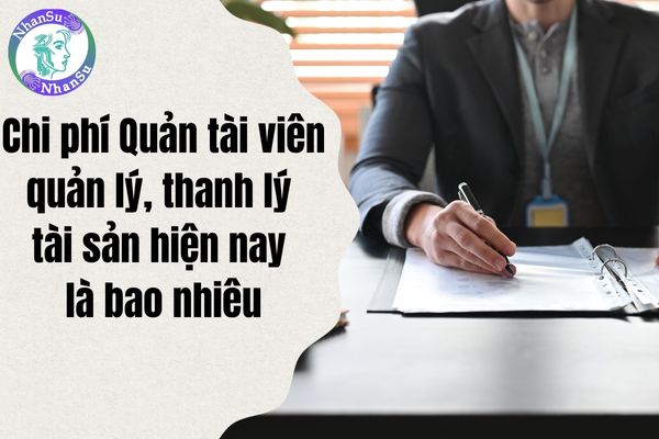 Chi phí Quản tài viên quản lý, thanh lý tài sản hiện nay là bao nhiêu?