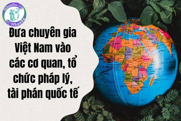 Đẩy mạnh việc đưa chuyên gia Việt Nam vào các cơ quan, tổ chức pháp lý, tài phán quốc tế?