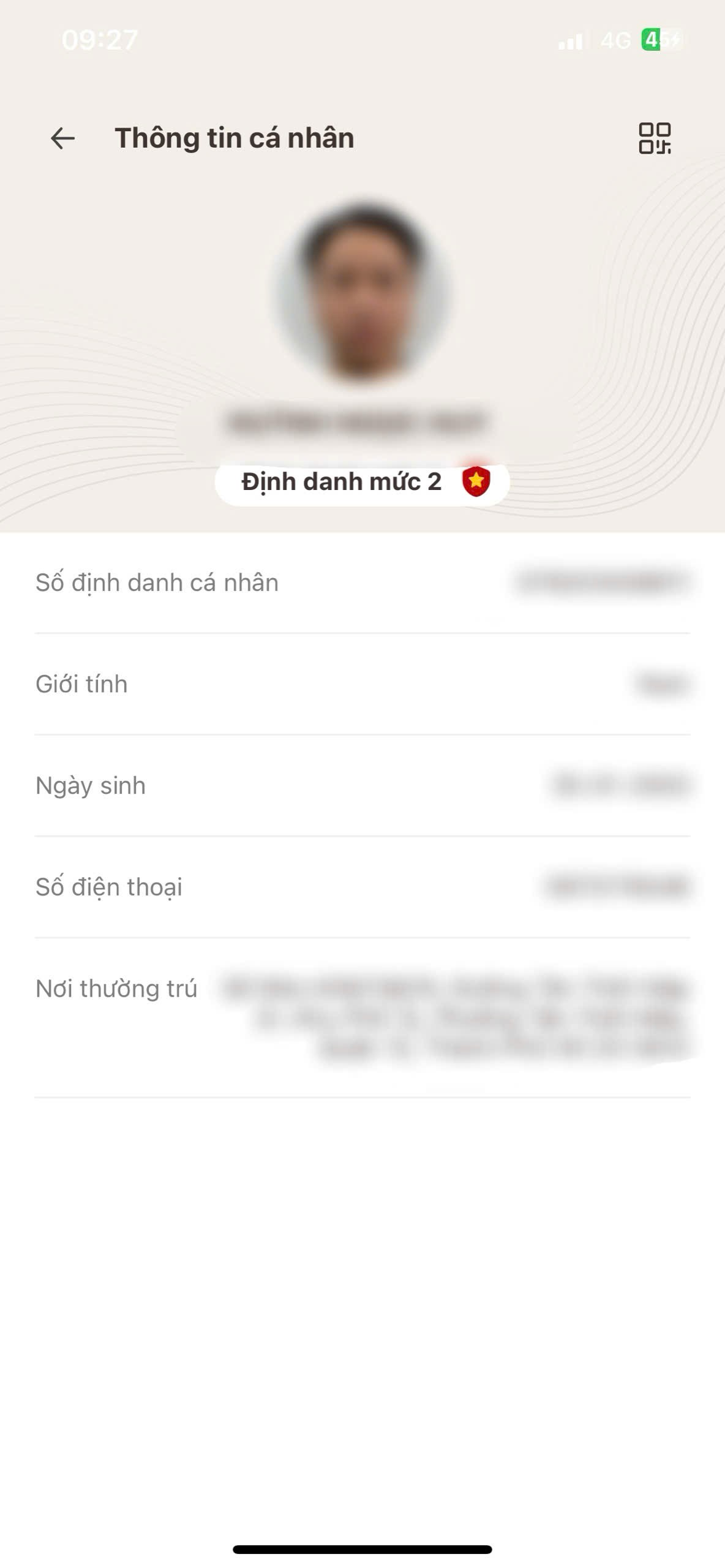 Tra cứu mã định danh trên VneID
