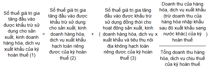 Hướng dẫn xác định số thuế GTGT được hoàn đối với hàng hóa, dịch vụ xuất khẩu