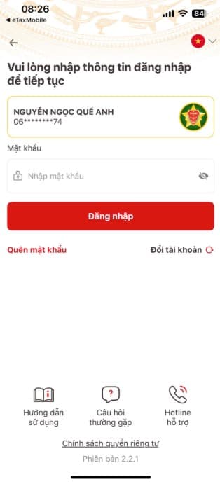 Hướng dẫn cách xử lý lỗi không đăng nhập được eTax Mobile