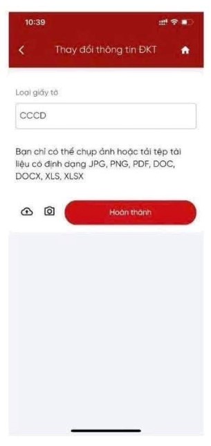 Hướng dẫn cập nhật CCCD thành MST trên app Etax Mobile