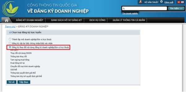 Hướng dẫn doanh nghiệp đăng ký thay đổi thông tin địa chỉ do thay đổi địa giới hành chính