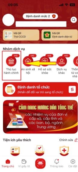 Hướng dẫn chi tiết đổi thẻ căn cước trên VNeID theo địa chỉ mới sau sáp nhập tỉnh