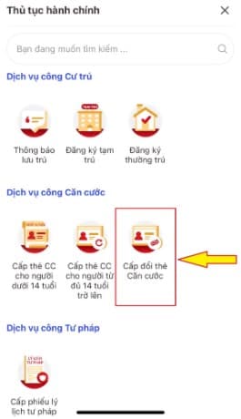 Hướng dẫn chi tiết đổi thẻ căn cước trên VNeID theo địa chỉ mới sau sáp nhập tỉnh