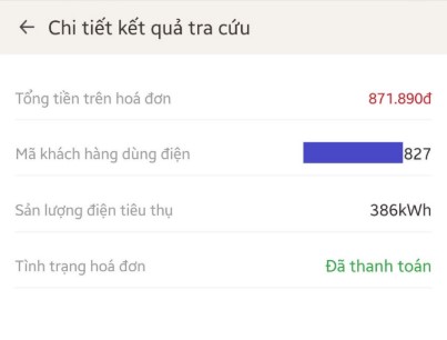 Hướng dẫn tra cứu thông tin sử dụng Điện trên VNeID
