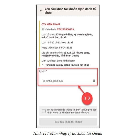 Cách thay đổi người đại diện theo pháp luật trên app VNeID cho doanh nghiệp