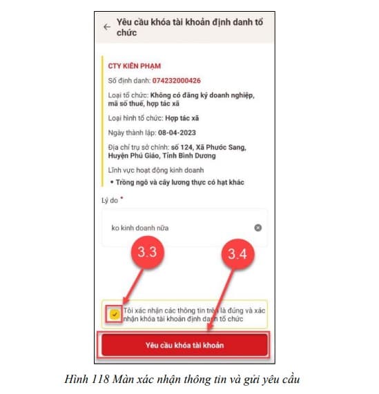 Cách thay đổi người đại diện theo pháp luật trên app VNeID cho doanh nghiệp