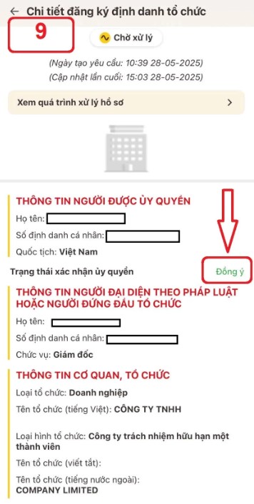hướng dẫn ủy quyền đăng ký định danh doanh nghiệp trên ứng dụng VNeID
