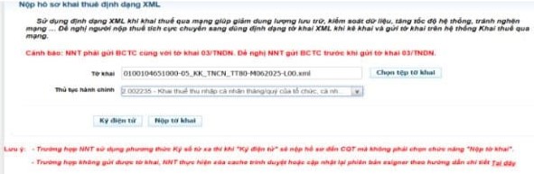 Hướng dẫn cách nộp tờ khai thuế TNCN, thuế GTGT quý 2/2025 online