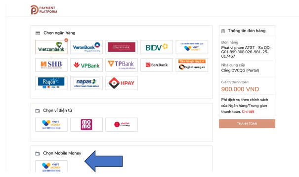 Hướng dẫn nộp phạt vi phạm giao thông online tại nhà của Phòng CSGT TPHCM
