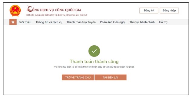 Hướng dẫn nộp phạt vi phạm giao thông online tại nhà của Phòng CSGT TPHCM