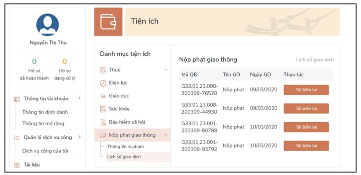Hướng dẫn nộp phạt vi phạm giao thông online tại nhà của Phòng CSGT TPHCM