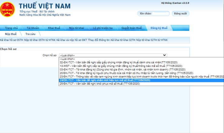 Hướng dẫn cách hủy mã số thuế cá nhân online