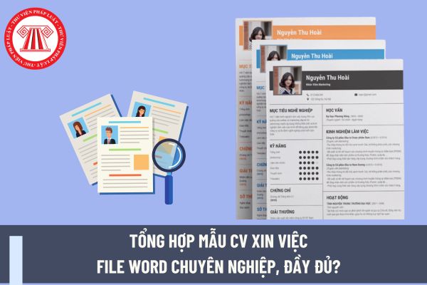 Tổng hợp mẫu CV xin việc file word chuyên nghiệp, đầy đủ? Những lưu ý khi đi phỏng vấn xin việc?