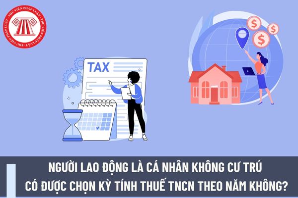 Người lao động là cá nhân không cư trú có được chọn kỳ tính thuế TNCN theo năm không?