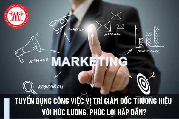 Tuyển dụng công việc vị trí Giám đốc Thương hiệu với mức lương, phúc lợi hấp dẫn?