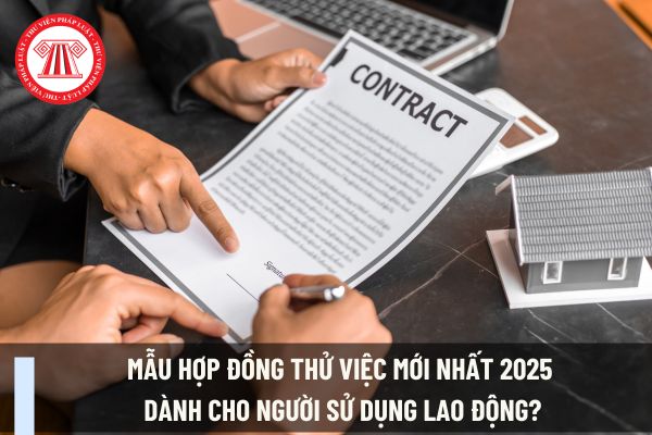 Mẫu hợp đồng thử việc mới nhất 2025 dành cho người sử dụng lao động?