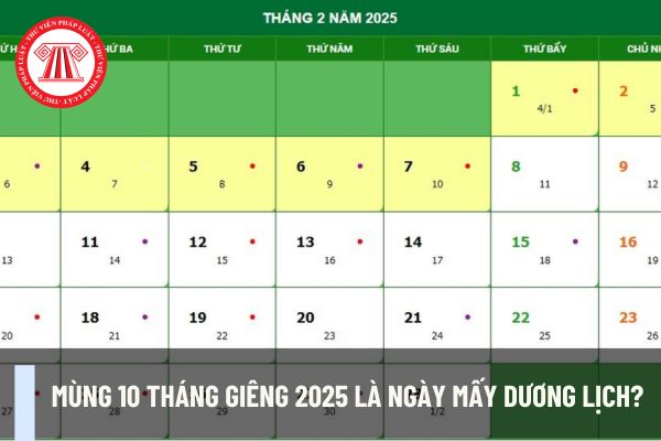 Mùng 10 tháng Giêng 2025 là ngày mấy Dương lịch? Người lao động là kế toán đi làm thêm giờ vào mùng 10 tháng Giêng được tính lương như thế nào?