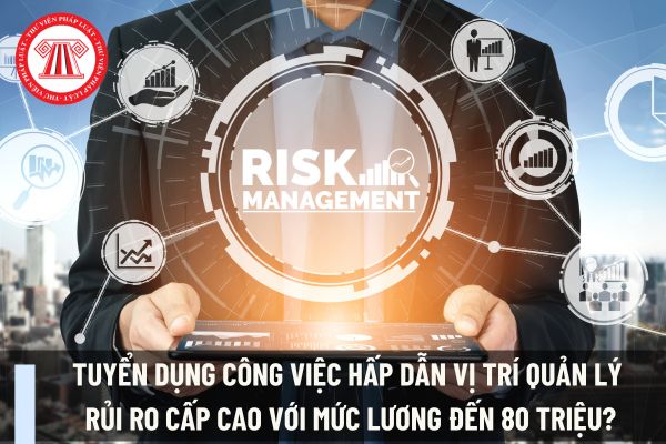 Tuyển dụng công việc hấp dẫn vị trí Quản lý Rủi ro Cấp cao với mức lương đến 80 triệu?