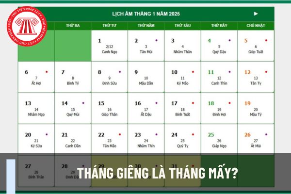 Tháng Giêng là tháng mấy? Tháng Giêng năm Ất Tỵ 2025 có bao nhiêu ngày? Kế toán được nghỉ hưởng lương ngày nào trong Tháng Giêng 2025?