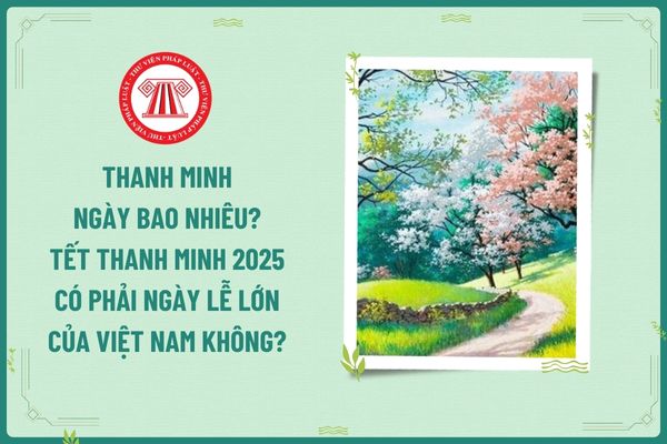 Thanh minh ngày bao nhiêu? Tết Thanh minh 2025 thì người lao động có được nghỉ để đi tảo mộ không? 