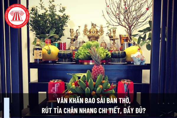 Văn khấn bao sái bàn thờ, rút tỉa chân nhang chi tiết, đầy đủ? Ngày, giờ đẹp để thực hiện bao sái bàn thờ, rút tỉa chân nhang đón Tết Ất Tỵ 2025?