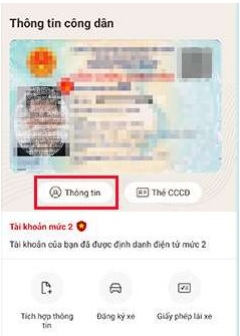 Tra cứu mã định danh trên VneID