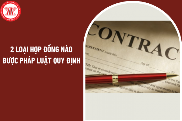 2 loại hợp đồng nào được pháp luật quy định? 