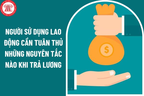 Người sử dụng lao động cần tuân thủ những nguyên tắc nào khi trả lương?