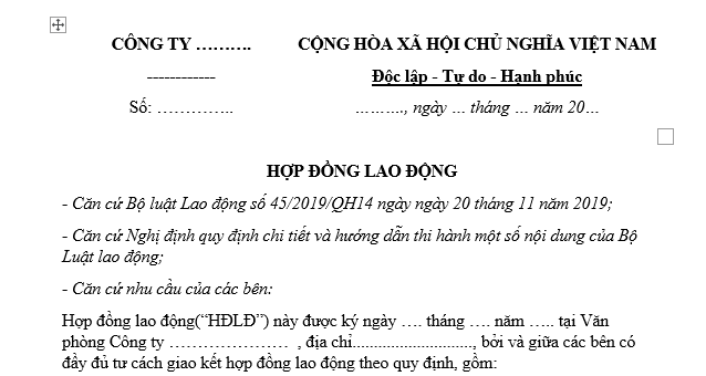 Mẫu hợp đồng cộng tác viên cho ngành Luật? 