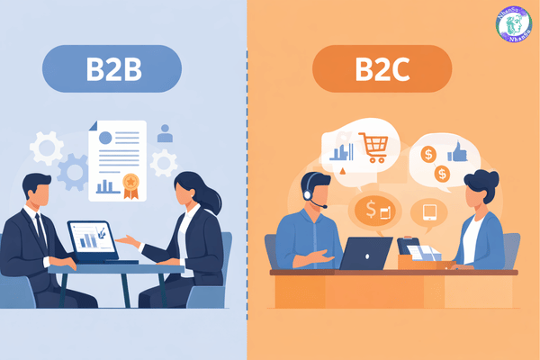 So sánh môi trường làm việc kinh doanh B2B và B2C