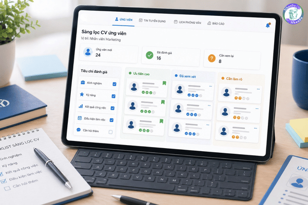 Bảng tiêu chí sàng lọc CV ứng viên cho nhà tuyển dụng